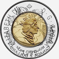 Elizabeth II (1999) - Obverse - Die clash