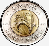 Elizabeth II (2008) - Avers - Coins entrechoqués