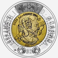 Elizabeth II (2022) - Avers - Coins entrechoqués