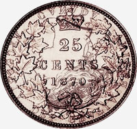 Victoria (1870 à 1901) - Revers - Coins entrechoqués