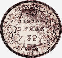 Victoria (1870 to 1901) - Obverse - Die clash