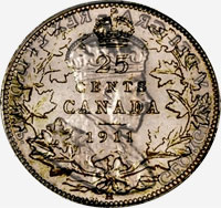 George V (1911 to 1936) - Reverse - Die clash