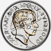 George VI (1948 to 1952) - Reverse - Die clash