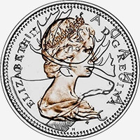 Elizabeth II (1979) - Obverse - Die clash