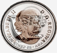 Elizabeth II (2011) - Avers - Coins entrechoqués