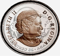 Elizabeth II (2011) - Avers - Coins entrechoqués