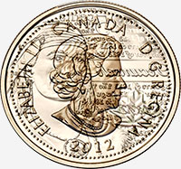 Elizabeth II (2012) - Obverse - Die clash