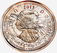 Elizabeth II (2015) - Obverse - Die clash