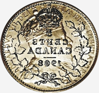 Edward VII (1902 to 1910) - Obverse - Die clash