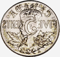 George V (1922 to 1936) - Obverse - Die clash