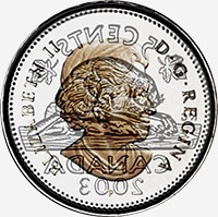 Elizabeth II (2003 to today) - Obverse - Die clash