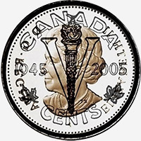 Elizabeth II (2005) - Revers - Coins entrechoqués