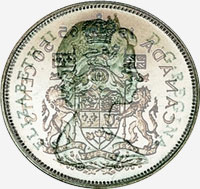 Élizabeth II (1965 to 1989) - Obverse - Die clash