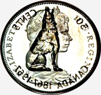 Élizabeth II (1967) - Obverse - Die clash