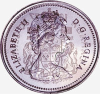 Élizabeth II (1977) - Obverse - Die clash