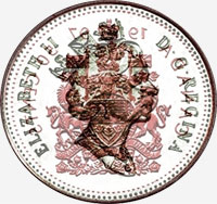 Élizabeth II (1997 to 2003) - Obverse - Die clash