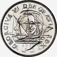 George VI (1949) - Obverse - Die clash