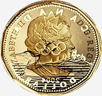 Elizabeth II (2004) - Obverse - Die clash