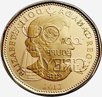 Elizabeth II (2012) - Obverse - Die clash