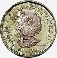 Elizabeth II (2016) - Revers - Coins entrechoqués