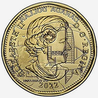 Elizabeth II (2022) - Obverse - Die clash