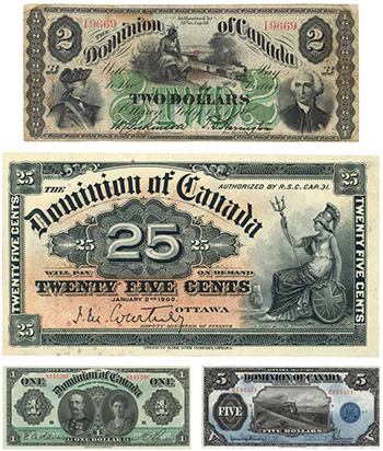 Les premiers billets de banque canadiens