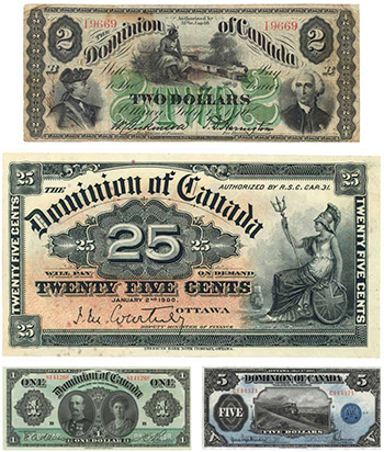 Early bank notes in Canada