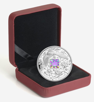 Pièce de 15 $ en argent fin 2011 - Érable du bonheur