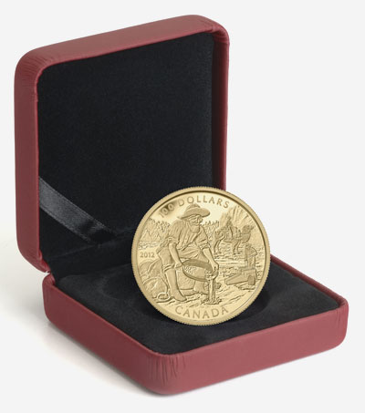 2012 14-KARAT GOLD COIN – 150TH ANNIVERSARY OF THE CARIBOO GOLD RUSH