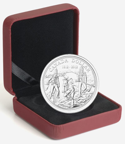 Dollar en argent 2012 - 200e anniversaire de la guerre de 1812