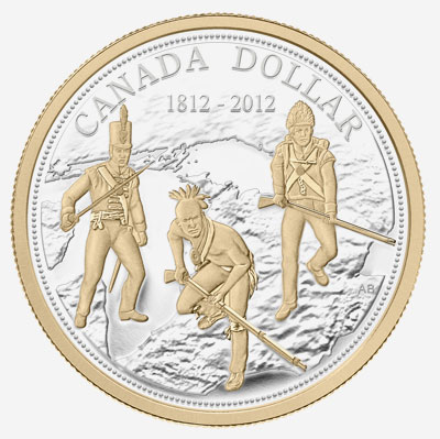 Ensemble épreuve numismatique 2012 et ensemble épreuve numismatique en argent fin 2012 - 200e anniversaire de la guerre de 1812