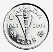 5 cents - Deuxième guerre mondiale