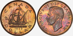 Canada 1 dollar 1949 - MS-68