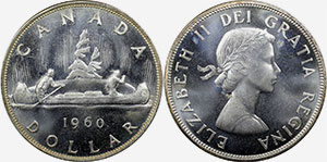 Canada 1 dollar 1960 - MS-68