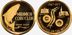 1967-1977 - 10th Anniversary Medal Miramichi Coin Club