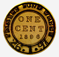 Canada: One Cent, 1896