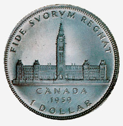 Canada, Silver Dollar, 1939