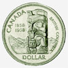 Canada, one dollar, 1958