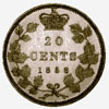 Province of Canada, Victoria, 20 cents 1858