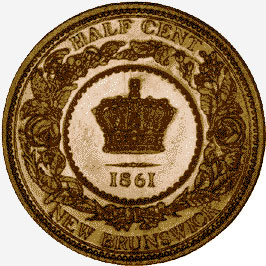 Bronze Half Cent, 1861