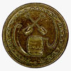 Nouvelle-Écosse, W. A. & S. Black, jeton d'un demi-penny en cuivre, 1816