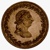 Bas-Canada, jeton <em>Tiffin</em> d'un demi-penny en cuivre, 1812