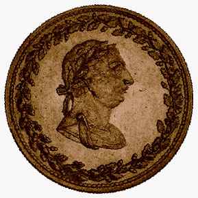 Lower Canada, Tiffen token, one halfpenny, 1812