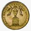 Haut-Canada, Sir Isaac Brock, jeton d'un demi-penny, 1816