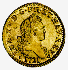 Gold Louis, 1721