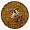 Bank of Upper Canada, penny token, 1850