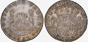 Mexique 8 Reales 1732