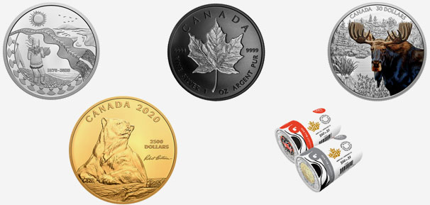 Produits de la Monnaie royale canadienne