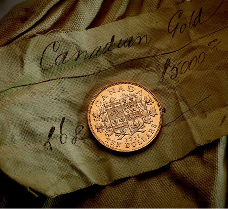 Histoire des premières pièces canadiennes en or