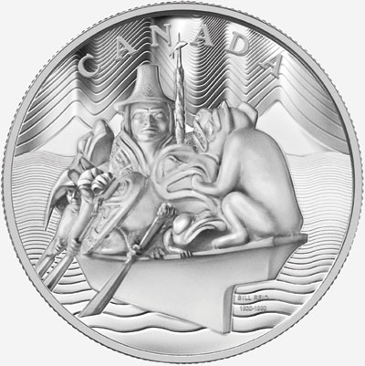 $500 FINE SILVER COIN - THE SPIRIT OF HAIDA GWAII 2012